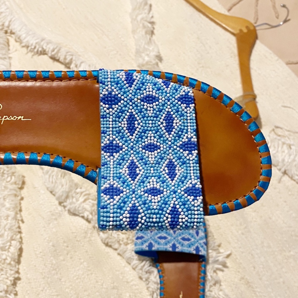 Jessica Simpson Bibiani Beaded Flat Sandal S - Picture 3 of 6